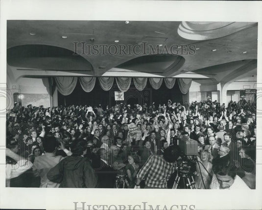 1980 Press Photo President Ronald Reagan Headquarters - Historic Images