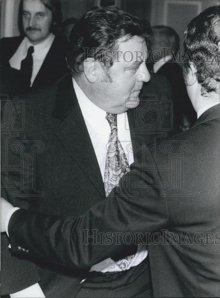 1972 Press Photo Christian Social Union Leader Franz Josef Strauss - Historic Images