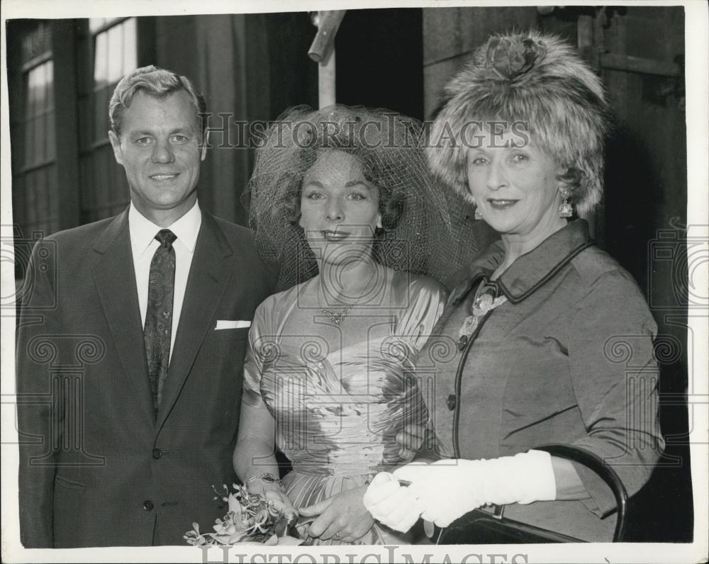 Press Photo Britain's "Mr. Beefcake" Marries Daughter of Playwright - Historic Images