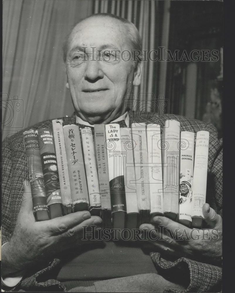 1965 Press Photo Maurice Dekobra, the famous French Novelist, - Historic Images