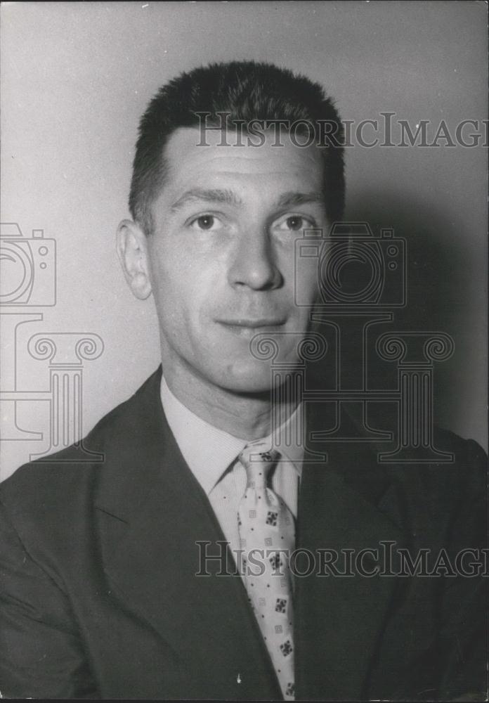 Press Photo Major Paul Boudier Chief Pilot of Marcel Dassault Aircrafts - Historic Images