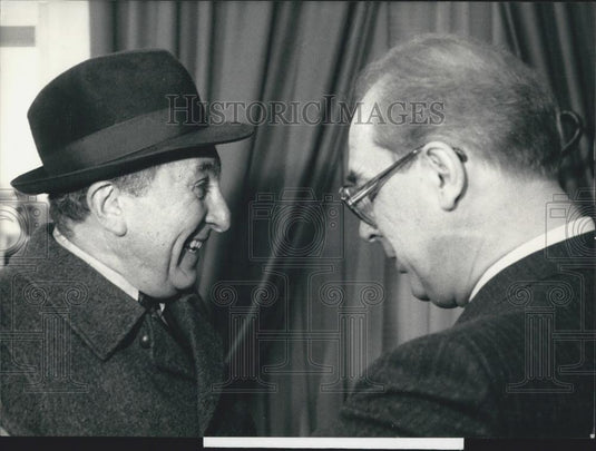 1987 Press Photo Chief Soviet Arms Negotiator Yuli Vorontsov - Historic Images
