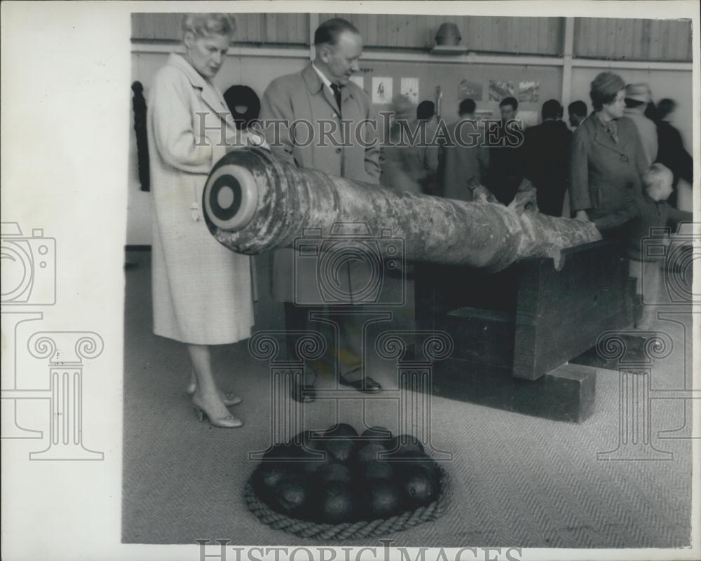 Press Photo Canon Recovered Wreckage Vasa Museum Sweden - Historic Images