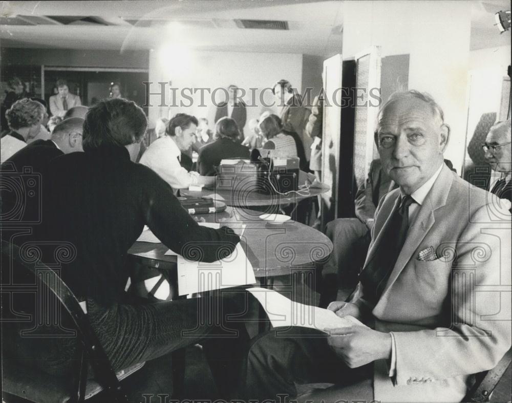 1973 Press Photo Herman David Chairman Lawn Tennis Association Wimbledon Seeding - Historic Images