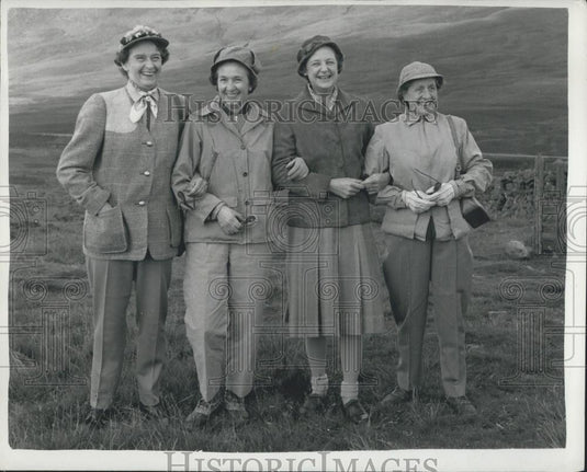 1960 Press Photo Americans take part in Grouse shoot near Perthshire - Historic Images