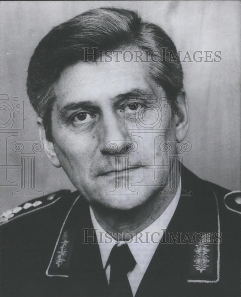 1978 Press Photo German General Harald Wust - Historic Images