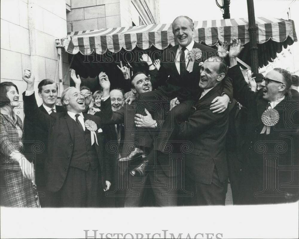 1967 Press Photo Desmond Plummer Leader Of The GLC - Historic Images