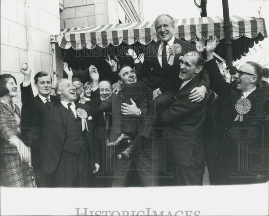 1967 Press Photo Desmond Plummer Leader Of The GLC - Historic Images