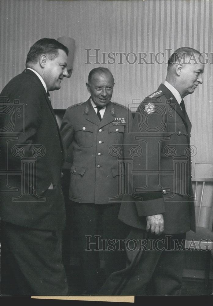 1960 Press Photo General Eddleman, Commander-in-Chief of the American Forces - Historic Images