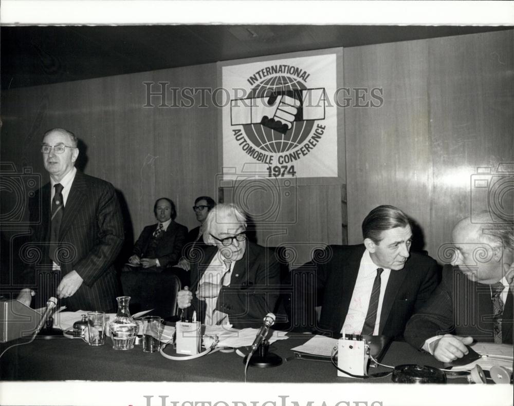 1974 Press Photo International Trade Union Conference - Historic Images