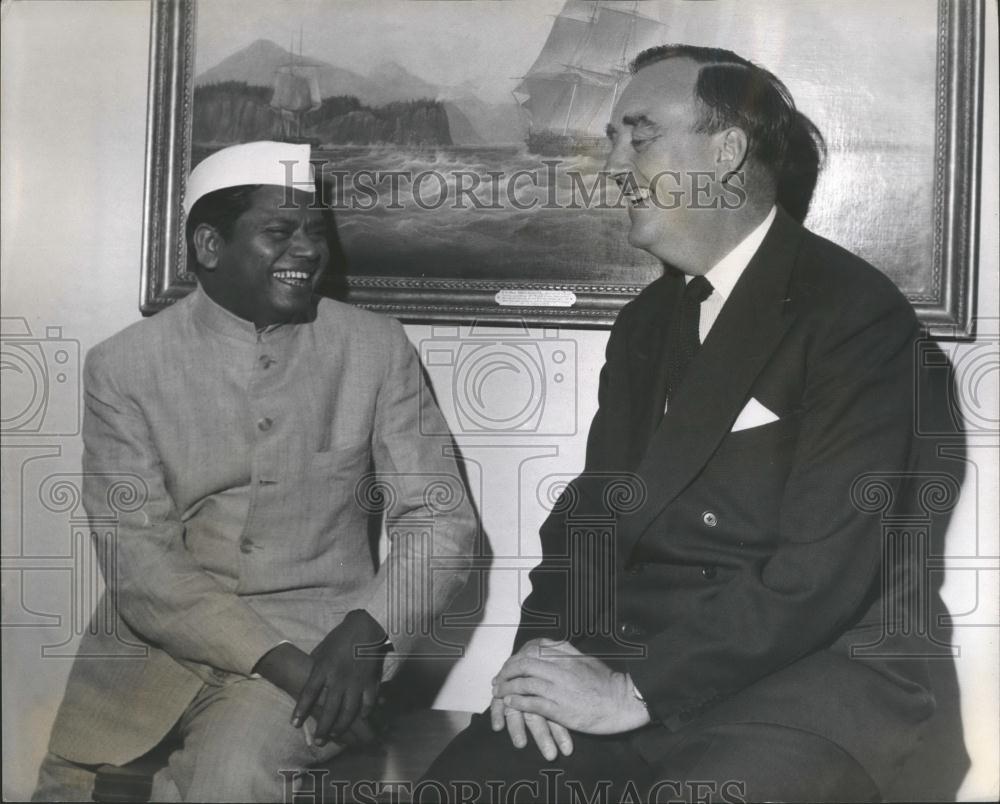 1964 Press Photo Indian Minister of Labor Shri D. Sanjavayya In London - Historic Images