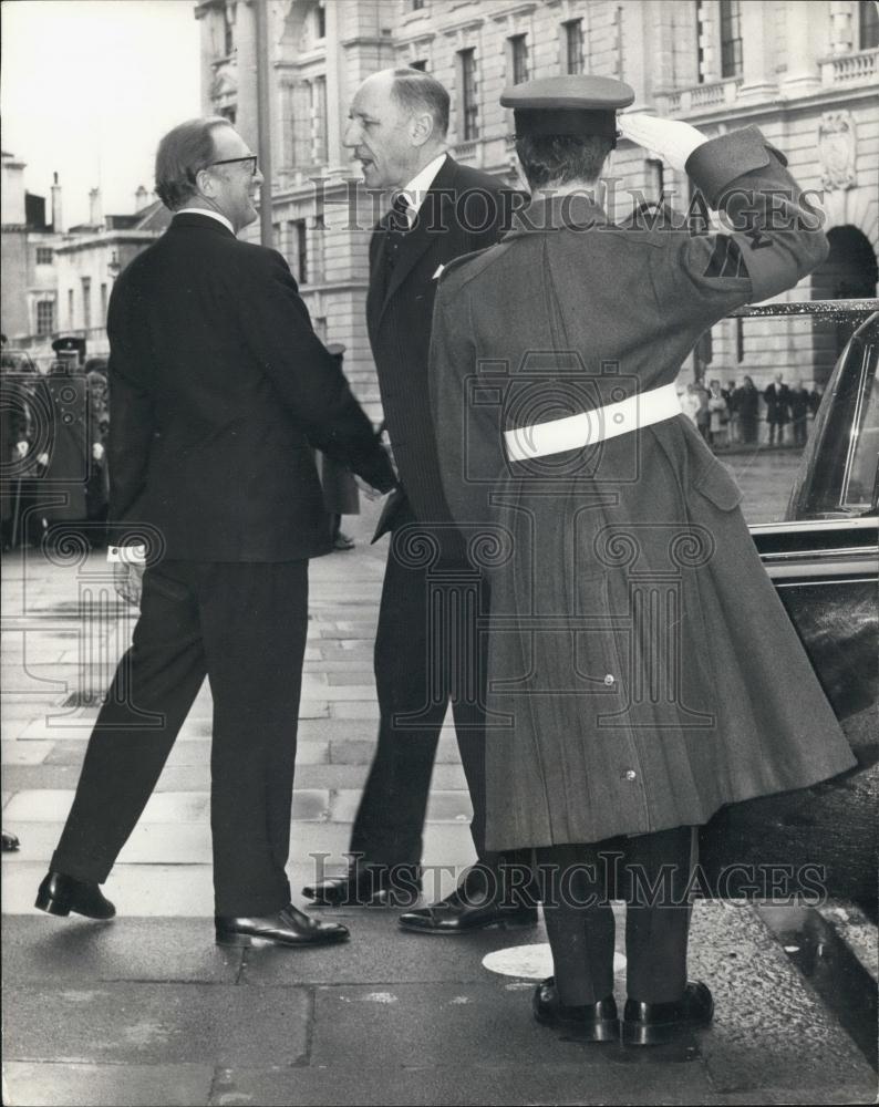 1972 Press Photo Sec Gen NATO,Dr. Joseph M.A.H. Luns in London - Historic Images