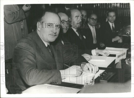 1960 Press Photo Turkish Foreign Minister ,Mr. Zorlu - Historic Images