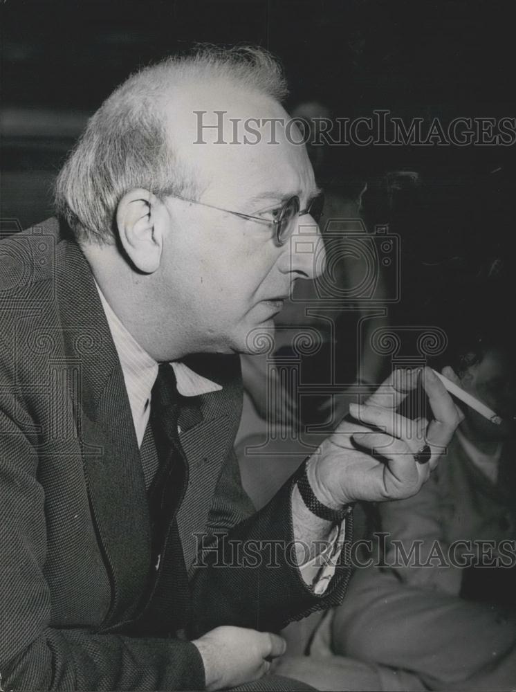 1953 Press Photo Prince zu Lowenstein ,member of the German Federal Diet - Historic Images