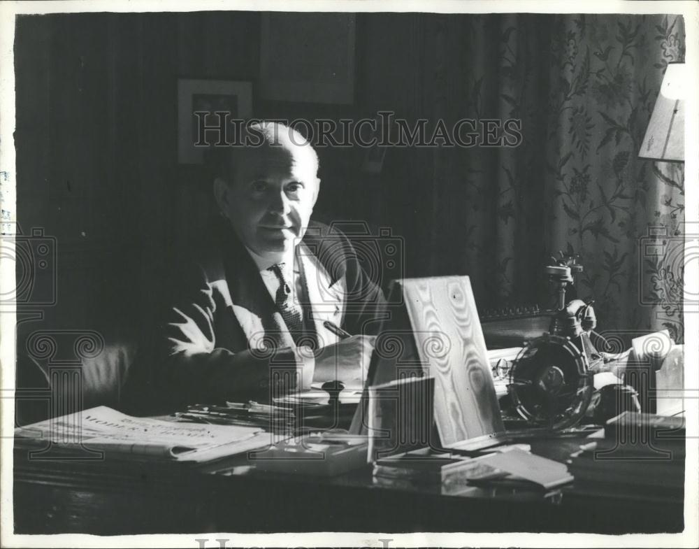 Press Photo Ian Masaryk Czech Ambassador To London - Historic Images