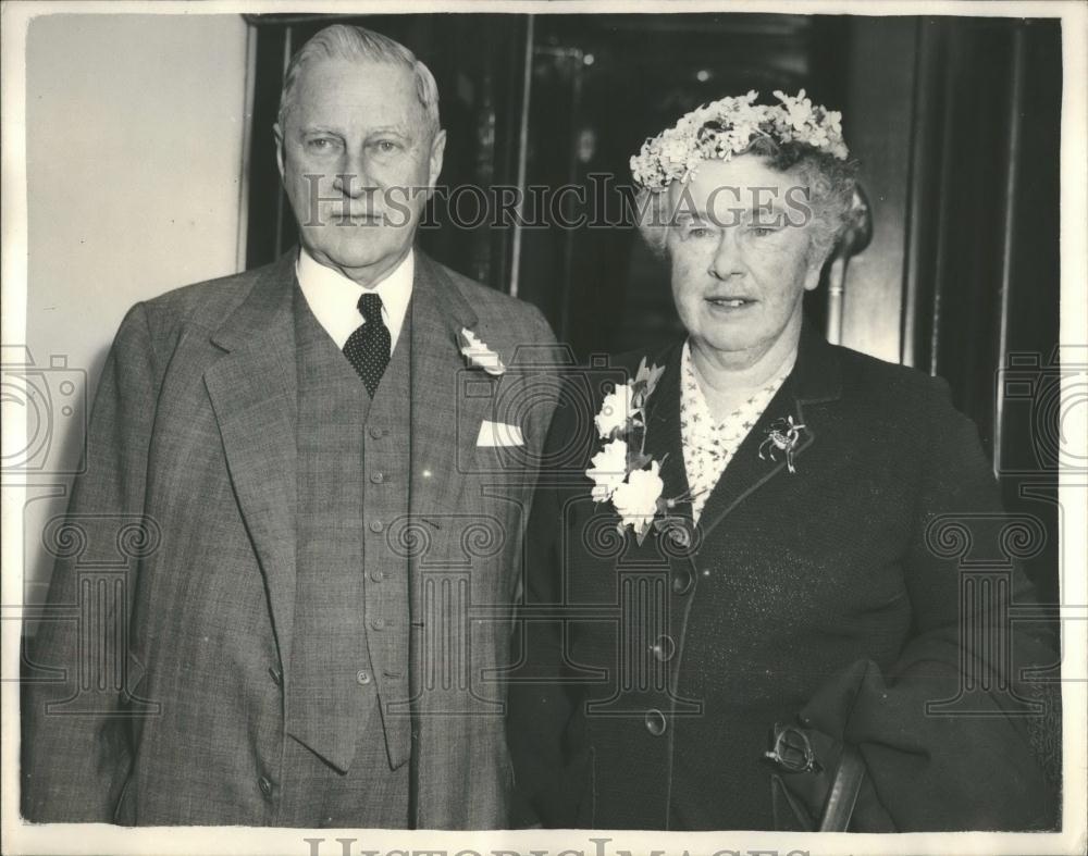 1955 Press Photo US Ambassador Winthrop Aldrich returns to States - Historic Images
