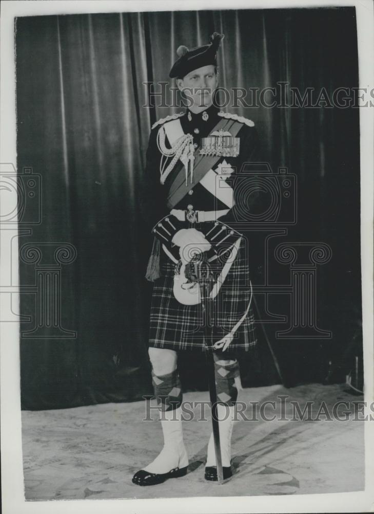 1954 Press Photo Duke of Edinburgh - Historic Images