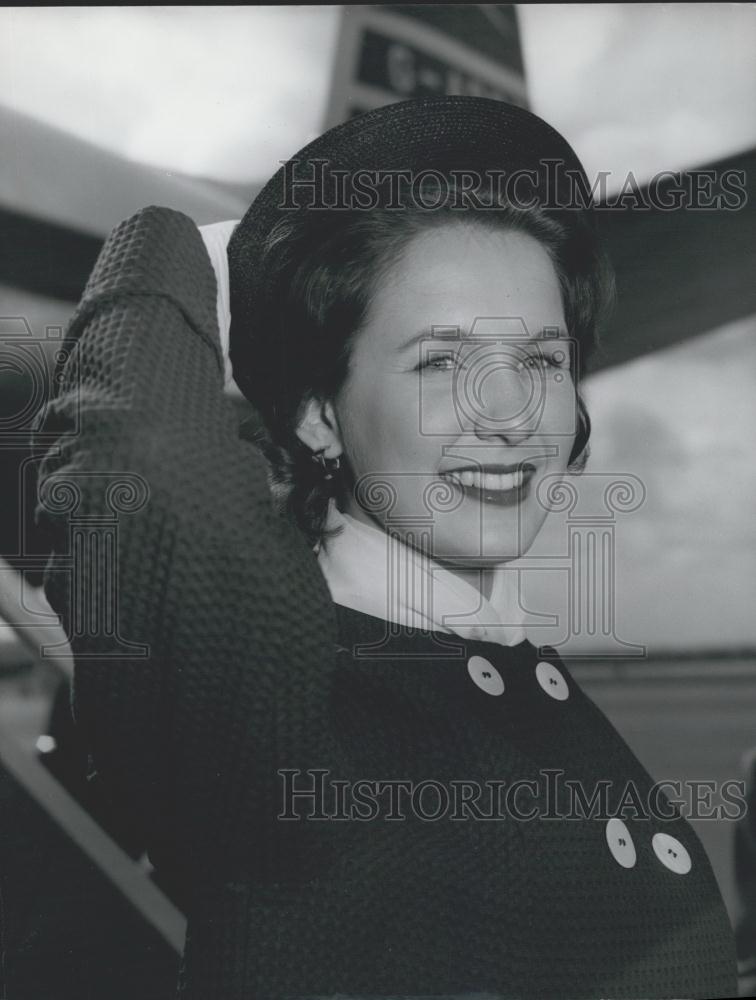 1959 Press Photo Malinda Berry, the American Maid of Cotton - Historic Images