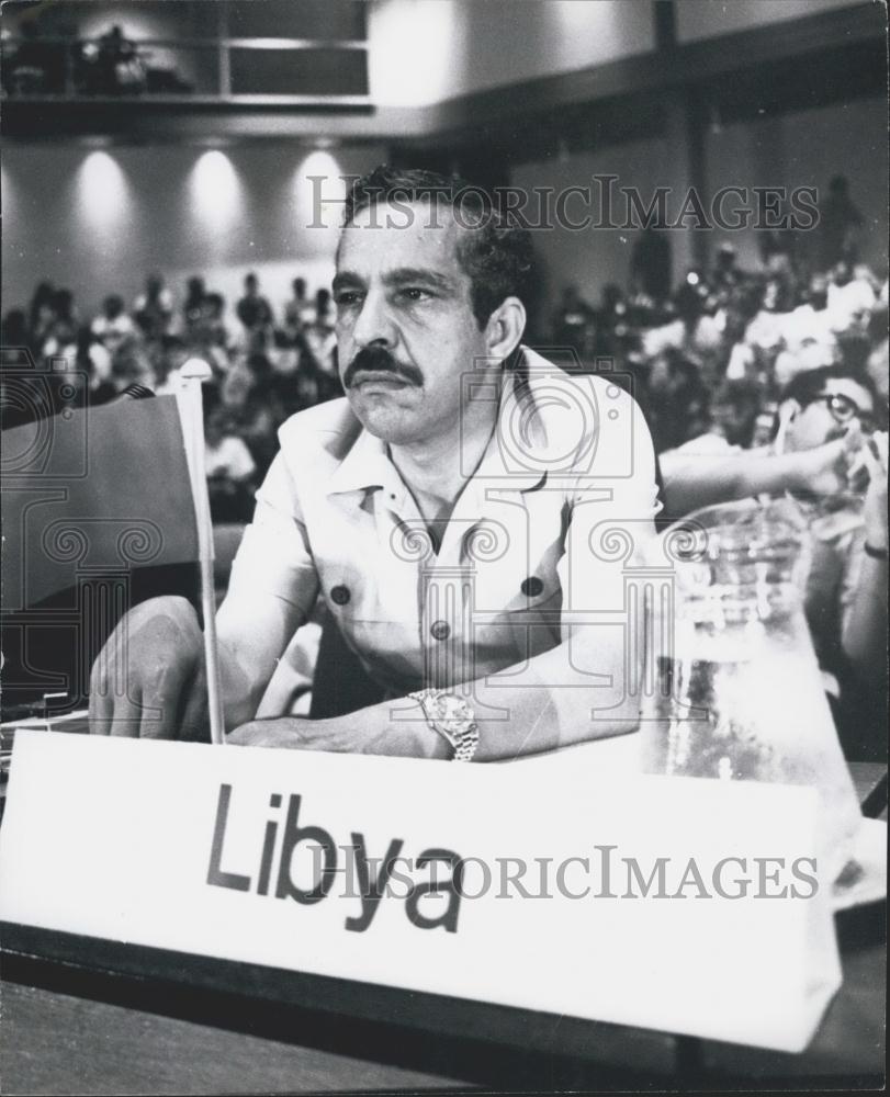 Press Photo Libyan Foreign Minister,Dr. Ali A. Treki - Historic Images