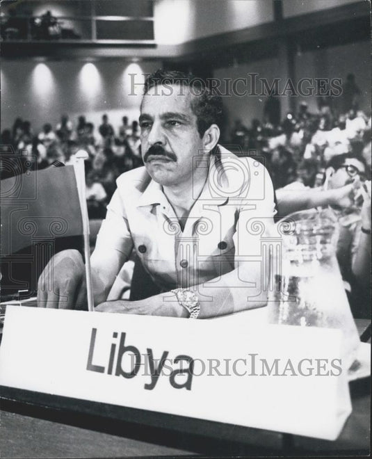 Press Photo Libyan Foreign Minister,Dr. Ali A. Treki - Historic Images