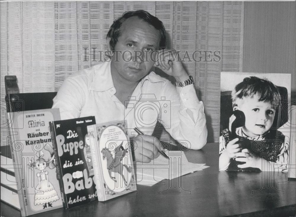 Press Photo Dimiter Inkiow Children&#39;s Book Writer - Historic Images