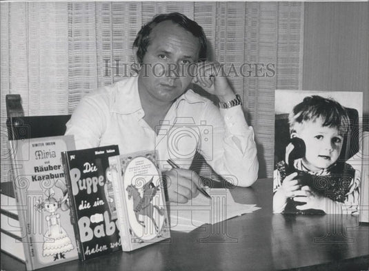 Press Photo Dimiter Inkiow Children's Book Writer - Historic Images