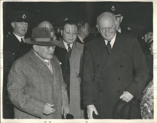1954 Press Photo Japanese Prime Minister Shigeru Yoshida - Historic Images