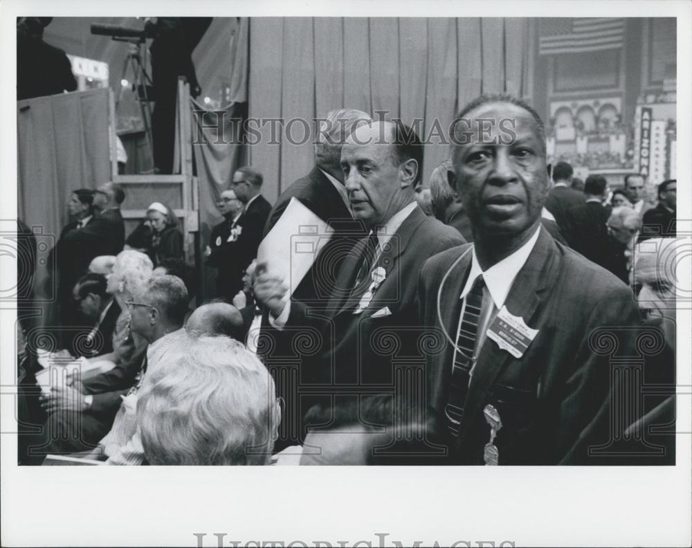 1964 Press Photo Adlai E. Stevenson at the Democratic party convention - Historic Images