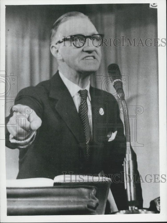 Press Photo Frank Cousins, the Transport Workers' leader,Trades Union Congress - Historic Images