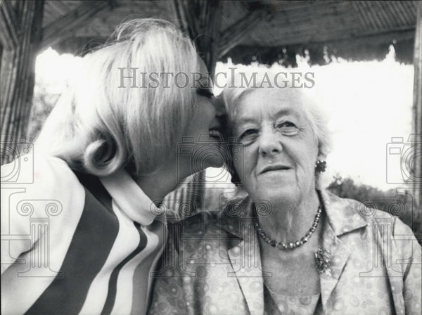 Sage Rachel Rutherford British Actress Margaret Rutherford Vintage Press Photo Print ...