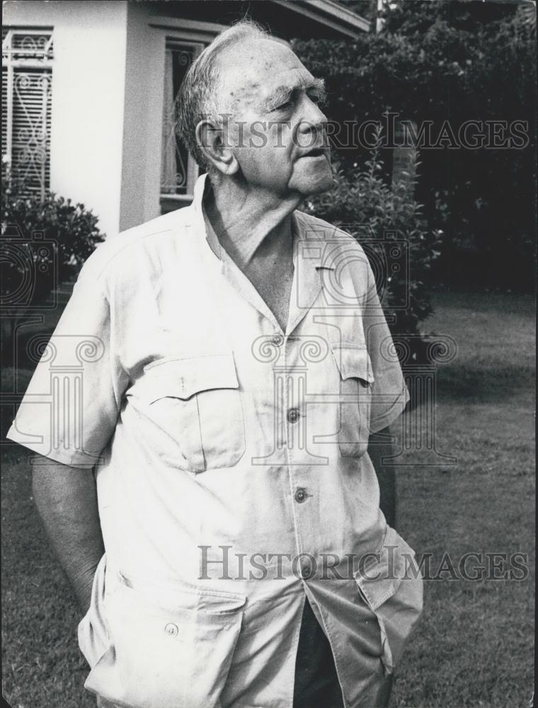 1972 Press Photo Sir Roy Welensky Former Prime Minister Central African Republic - Historic Images