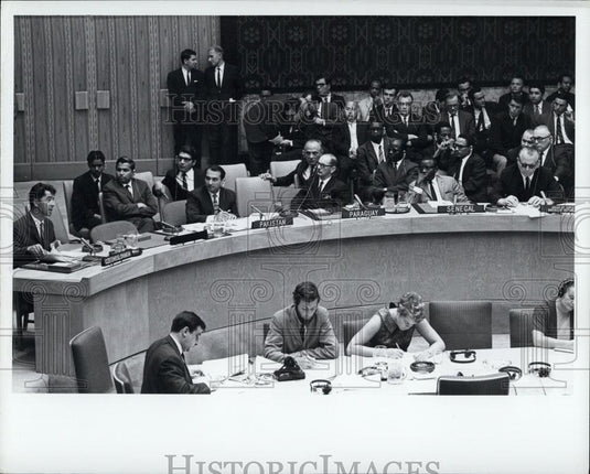 1968 Press Photo Security Council Begins Debate on Czech Situation - Historic Images