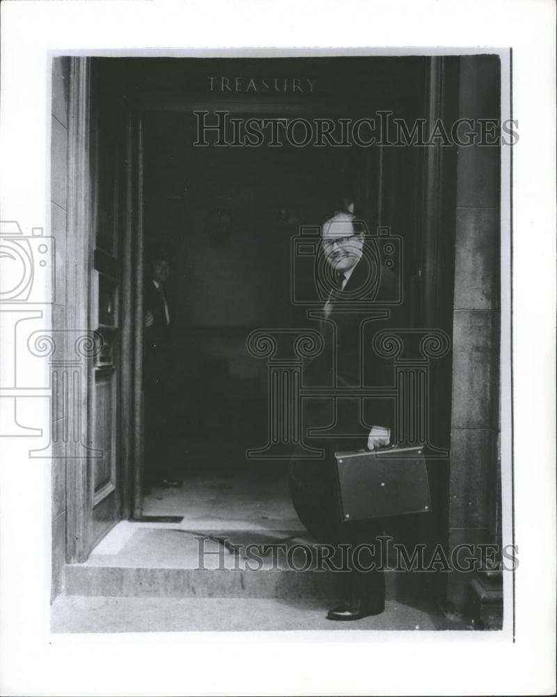 Press Photo Reginald Maudling, chancellor of the Exchequer. - Historic Images
