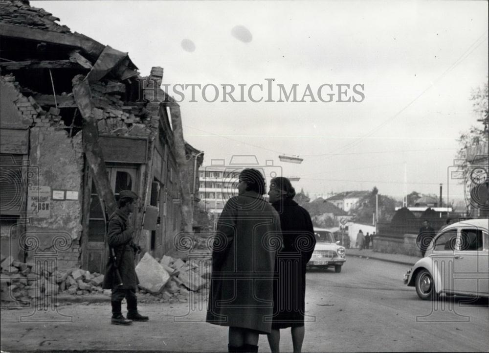 Press Photo Catastrophic earthquake in Banja Luka Yugoslavia - Historic Images