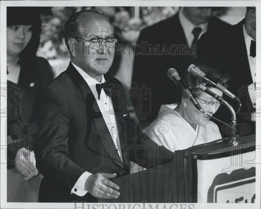 1981 Press Photo Japanese Prime Minister Zenko Suzuki - Historic Images