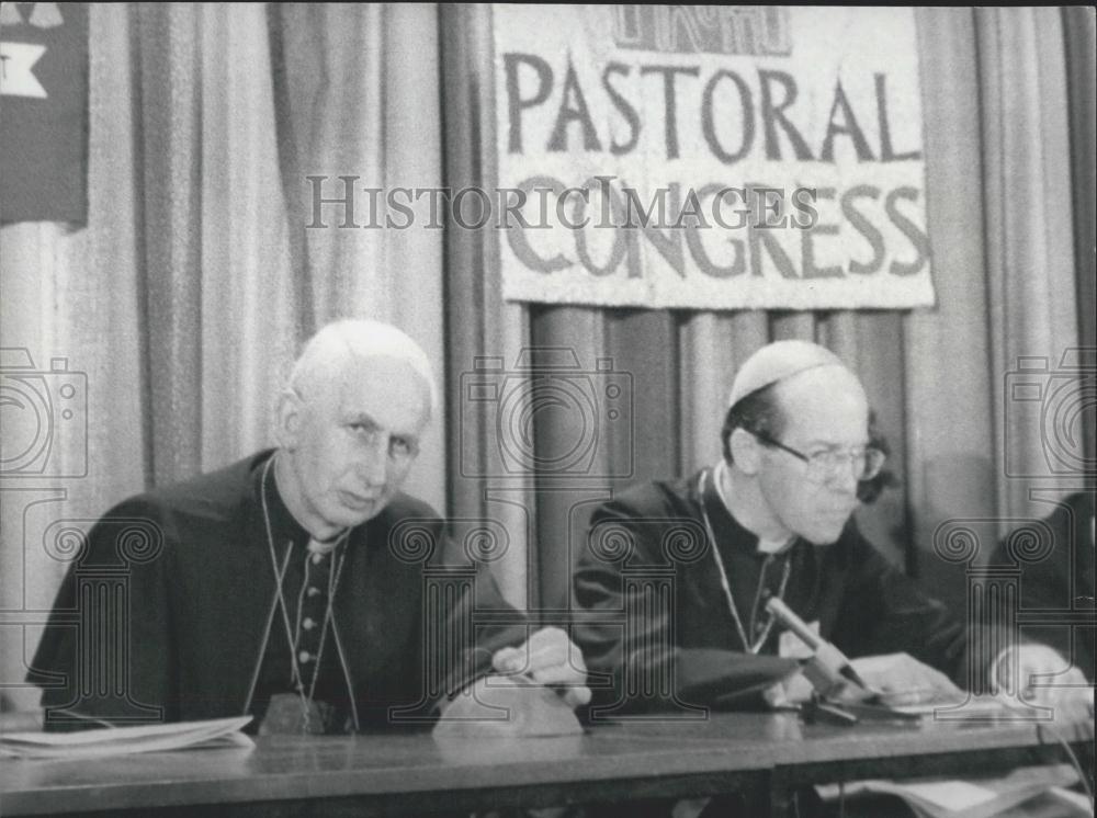 1980 Press Photo National Pastoral Congress Catholic Church Cardinal Basil Hume - Historic Images