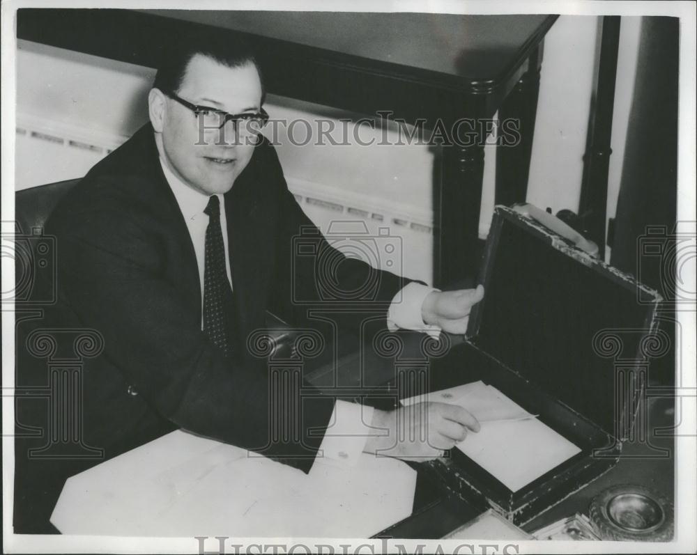 1964 Press Photo Mr. Reginald Maudling, Chancellor of the Exchquer - Historic Images