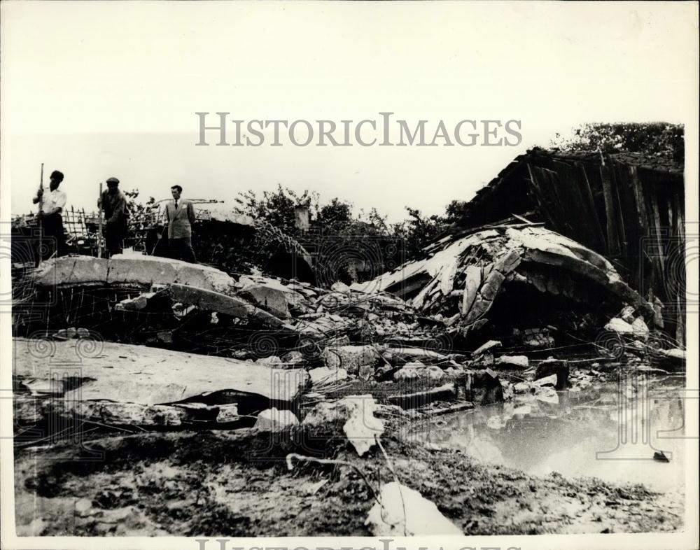 Press Photo Earthquake damage in Turkey - Historic Images