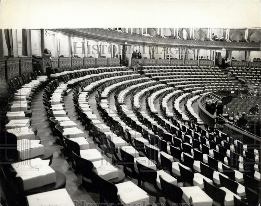 1971 Press Photo A national &quot;Youth at Work&quot; Conference Held Royal Albert Hall - Historic Images