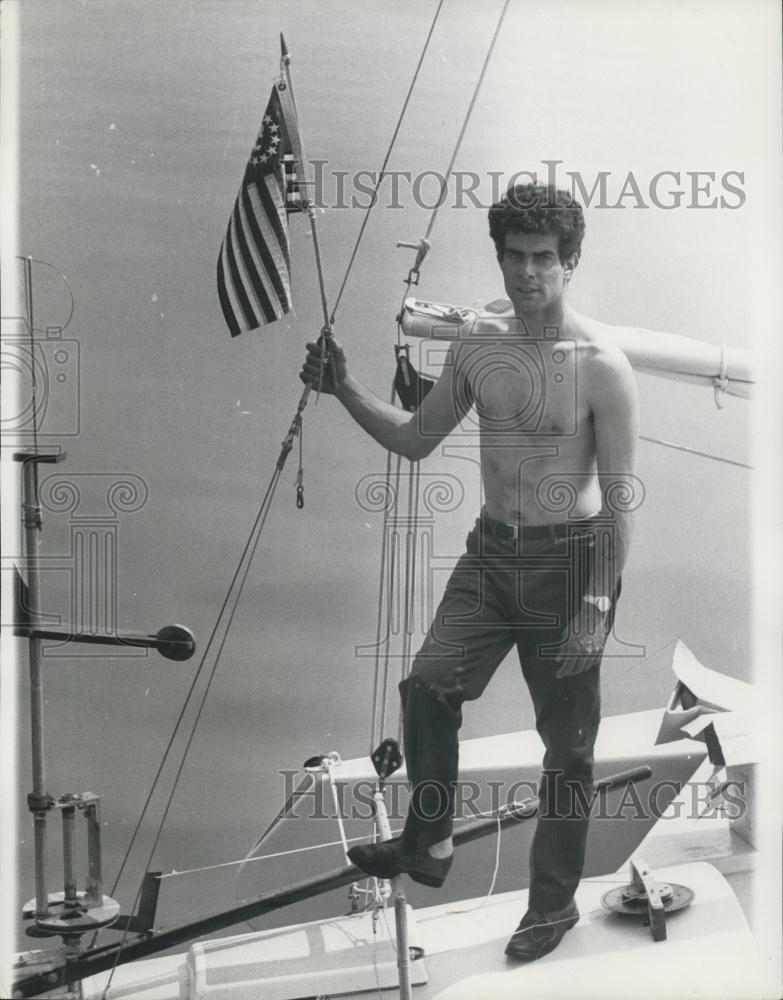 1968 Press Photo B. Rodriquez, of U.S.A,Single-Handed Transatlantic Race - Historic Images