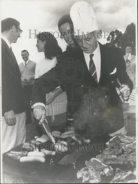 1971 Press Photo Australian Prime Minister William McMahon - Historic Images