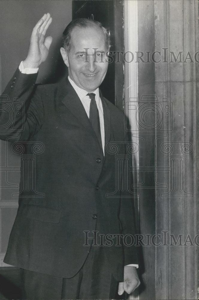 1968 Press Photo Ulster Prime Minister Captain Terrence O&#39;Neill Downing Street - Historic Images