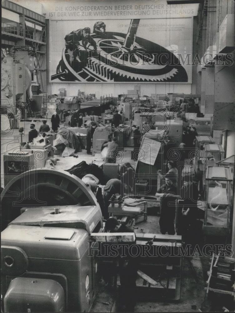 1959 Press Photo Technical fair in Leipzeg - Historic Images