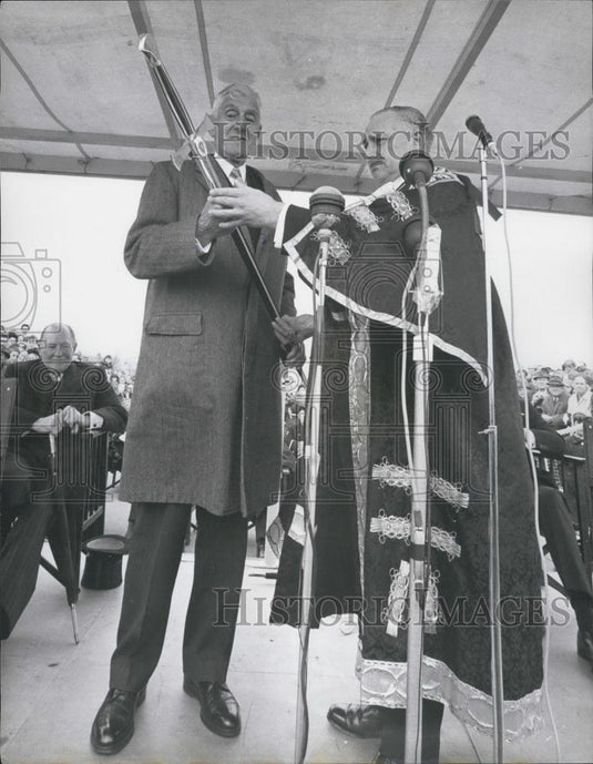 1970 Press Photo Mayflower Celebrations Open In Plymouth - Historic Images