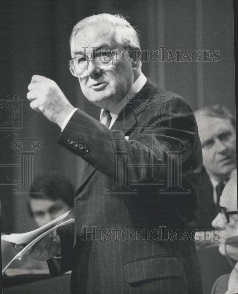 1980 Press Photo Labour Conference: Leader of the Opposition Mr. Jim Callaghan - Historic Images