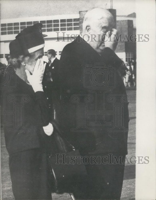 1965 Press Photo Australian Prime Minister Sir Robert Menzies and his wife - Historic Images