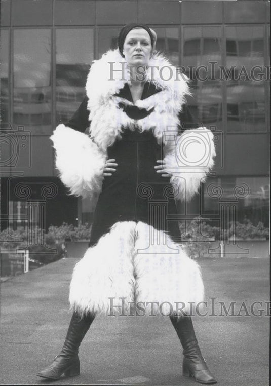 1971 Press Photo "Shiwago-Look" by Stefene Sorice in Dusceldorf - Historic Images
