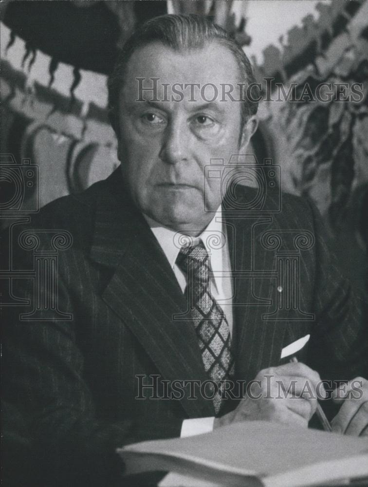 Press Photo Kurt Rebmann Successor Attorney General Siegfried Buback - Historic Images