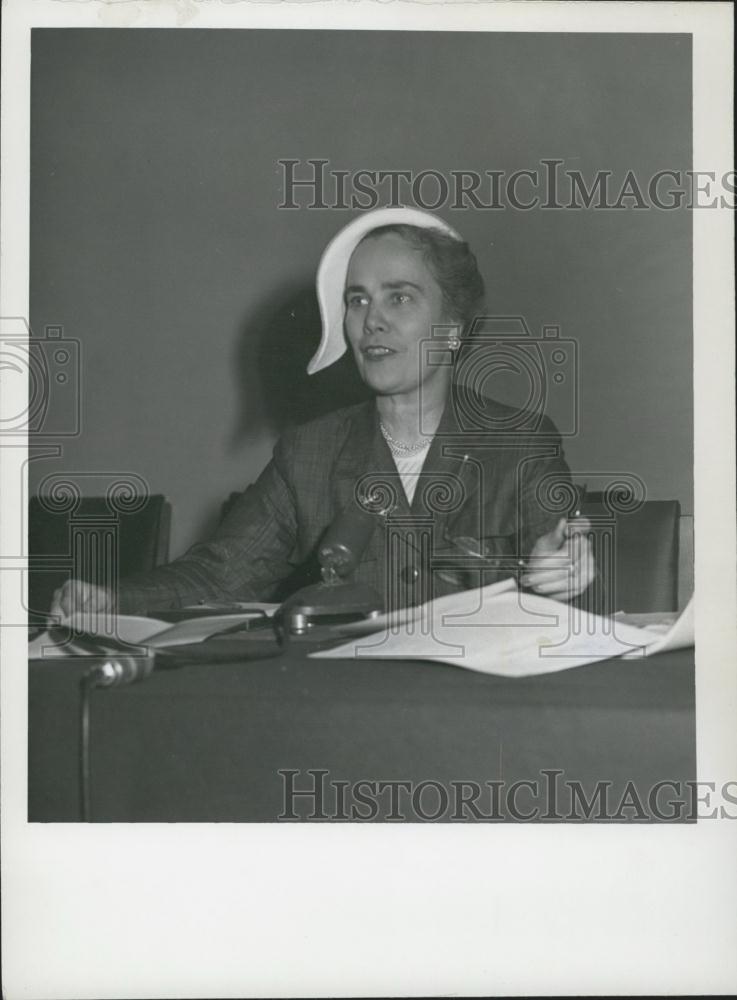 1953 Press Photo . Oswald B. Lord,US Rep on Human Rights Commission - Historic Images