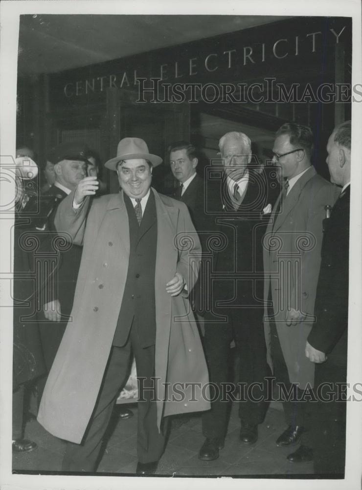 1956 Press Photo George Malenkov, Soviet Minister of Power Stations - Historic Images